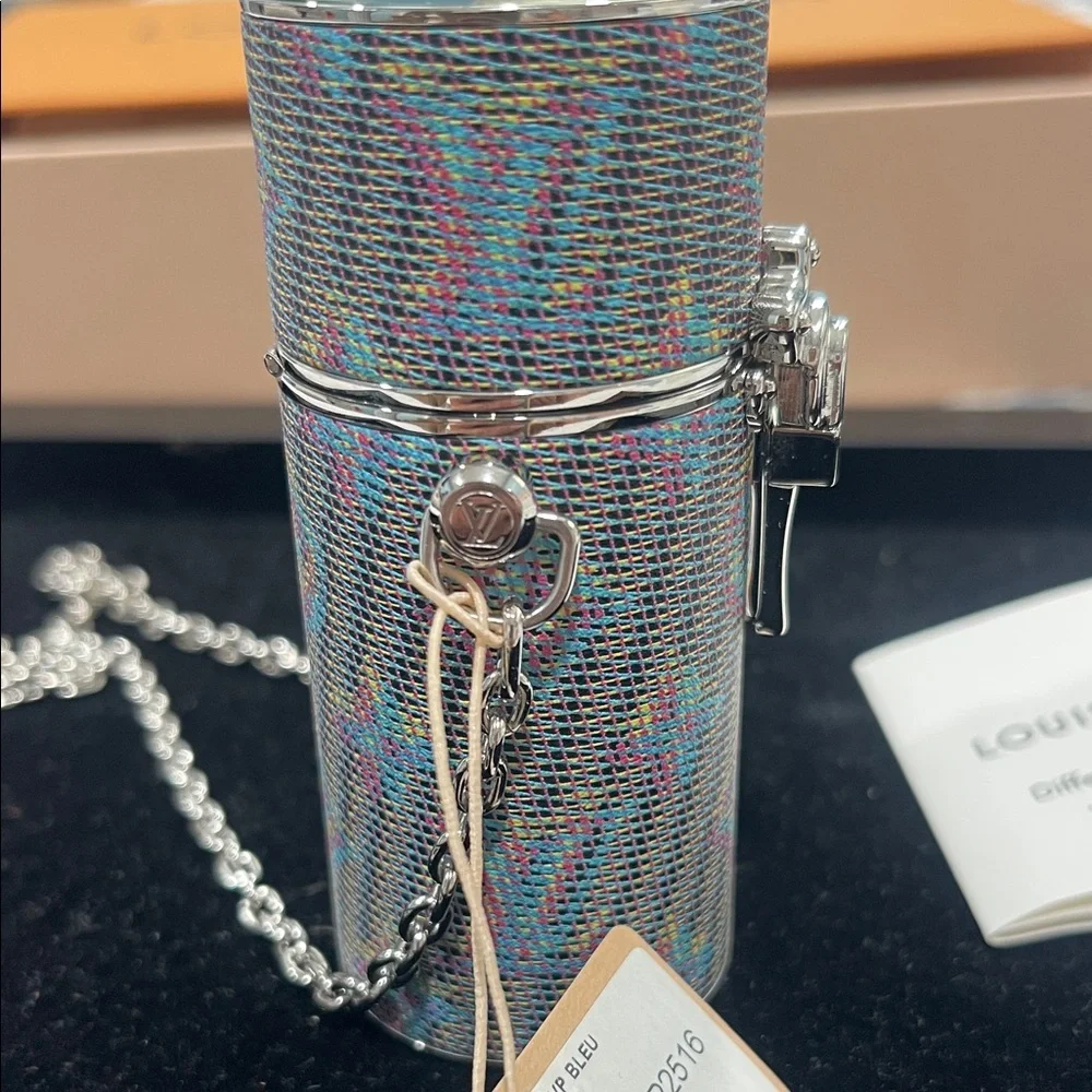 NEW LOUIS VUITTON Limited Edition Monogram Pop Lipstick Case on Chain
